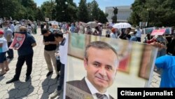 Орхан Инандыны бошотууну талап кылган акция. Июнь, 2021-жыл. Бишкек шаары. 