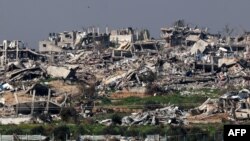 تصویری از میزان تخریب غزه به‌دنبال حملات تلافی‌جویانه اسرائیل به گروه حماس