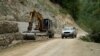 Kosovo: Construction of a road near the Decan Monastery 