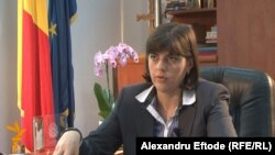 Șefa Direcției Naționale Anticorupție din România Codruța Kövesi.