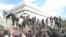Митинг оппозиции, закончившийся беспорядками, Бишкек, 3 октября 2012 года.