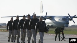 خلبانان روسی که به‌تازگی از سوریه بازگشته‌اند