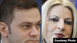 Borislav Stefanović i Edita Tahiri (Izvor: RSE i AFP)