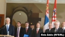 Predsjednici Ivo Josipović i Boris Tadić, Zagreb, 24.11.2010. 