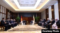 Садыр Жапаровдун басма сөз кызматы тараткан сүрөт.