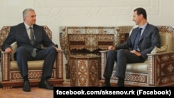 Сергій Аксьонов і Башар Асад