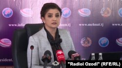 Ширин Амонзода, вазири меҳнат, муҳоҷират ва шуғли аҳолии Тоҷикистон.