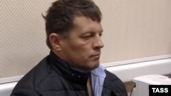 Роман Сущенко одразу після затримання ФСБ в Москві, 3 жовтня 2016 року