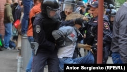 Задержания участников акции в Москве. 14 июля 2019