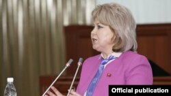 Депутат ЖК Ирина Карамушкина.