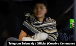 Архівне фото: північнокорейський полонений, взятий ЗСУ в полон на Курщині в січні 2025 року