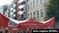 საპროტესტო აქცია ბრიუსელში