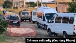 În timpul perchezițiilor, Crimeea, 17 august 2021