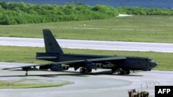 American B-52 bombers have recently arrived at a U.S. base in Qatar.