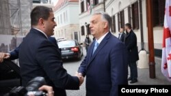 Шалва Папуашвили и Виктор Орбан