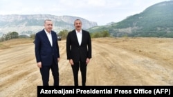 Реджеп Тайип Эрдоган и Ильхам Алиев в Шуше