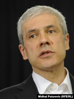 Boris Tadić nakon skupa na Jahorini, februar 2012.