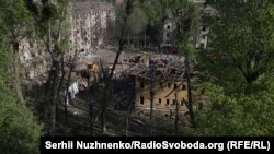 Наслідки влучання в Святошинському районі, Київ, 24 квітня 2025 року