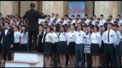 Ош: төрт миң студент хор ырдады