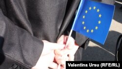La miting pentru continuarea vectorului de integrare europeană