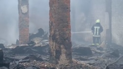 'I Was So Scared': Ukrainians Clean Up After Record Drone Attack