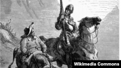 XIX кылымда жашап өткөн француз сүрөтчүсү Гюстав Доренин эмгеги, 1863-жылы тартылган. 