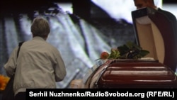 Під час прощання з Павлом Шереметом у Києві