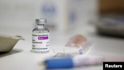 Një dozë e vaksinës AstraZeneca.
