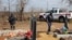 Саперы Службы по чрезвычайным ситуациям проверяют кладбища Донецкой области