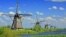 The Netherlands, windmill, one of the symbols of this state in the north of Europe