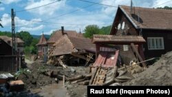 Satul Ocoliș din județul Alba, 15 iulie 2021.