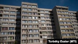 A budafoki Leányka utcai lakótelep 2021. április 10-én