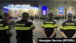 თბილისის, მელიქიშვილის ქუჩის ის ნაწილი, სადაც კახა კალაძის შტაბია.