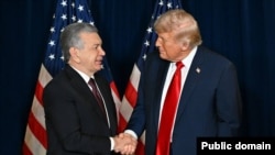 Шавкат Мирзиёев жана Дональд Трамп.