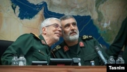 امیرعلی حاجی‌زاده و محمد باقری، دو تن از فرماندهان ارشد نظامی که در حملات اسرائیل کشته شدند