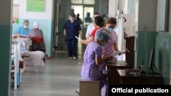 Кыргызстандагы ооруканалардын бири. Иллюстрациялык сүрөт