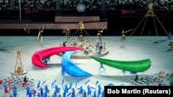 Токио-2020 Паралимпиада оюндарынын ачылыш аземи. 24-август, 2021-ж.