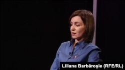 Președinta Maia Sandu în studioul Europei Libere, Chișinău, 3 martie 2021