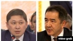 Кыргызстандын өкмөт башчысы менен Казакстандын премьер-министри Бакытжан Сагинтаев.