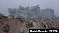Зруйновані будинки у Алеппо. Фото від 29 листопада 2016 року