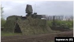 Російський ЗРПК «Панцир-С1» в окупованій Донецькій області. Скриншот із сайта topwar.ru