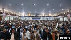 FILE: A Loya Jirga or grand assembly of Afghan leaders in Kabul (November 2013)