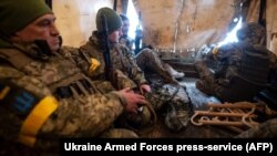 Украин армиясынын аскерлери.