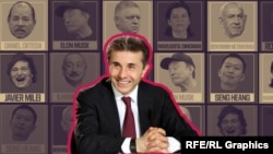 Бидзина Иванишвили и другие «Хищники свободы прессы», коллаж