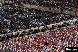 Funeraliile Papei Francisc, Piața Sf. Petru, 26 aprilie 2025.