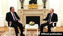 Переговоры Путина и Рахмона в Москве, 8 мая 2021 года