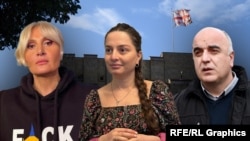 Нанука Жоржолиани, Мариам Баджелидзе и Алеко Цкитишвили (коллаж)
