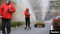 Дезінфекція в місті Ухань