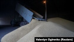 Recoltă de orz în satul ucrainean Jovtneve (arhivă)