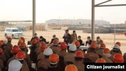 Кашкадарыя облусунун башчысы Зойир Мирзаев.